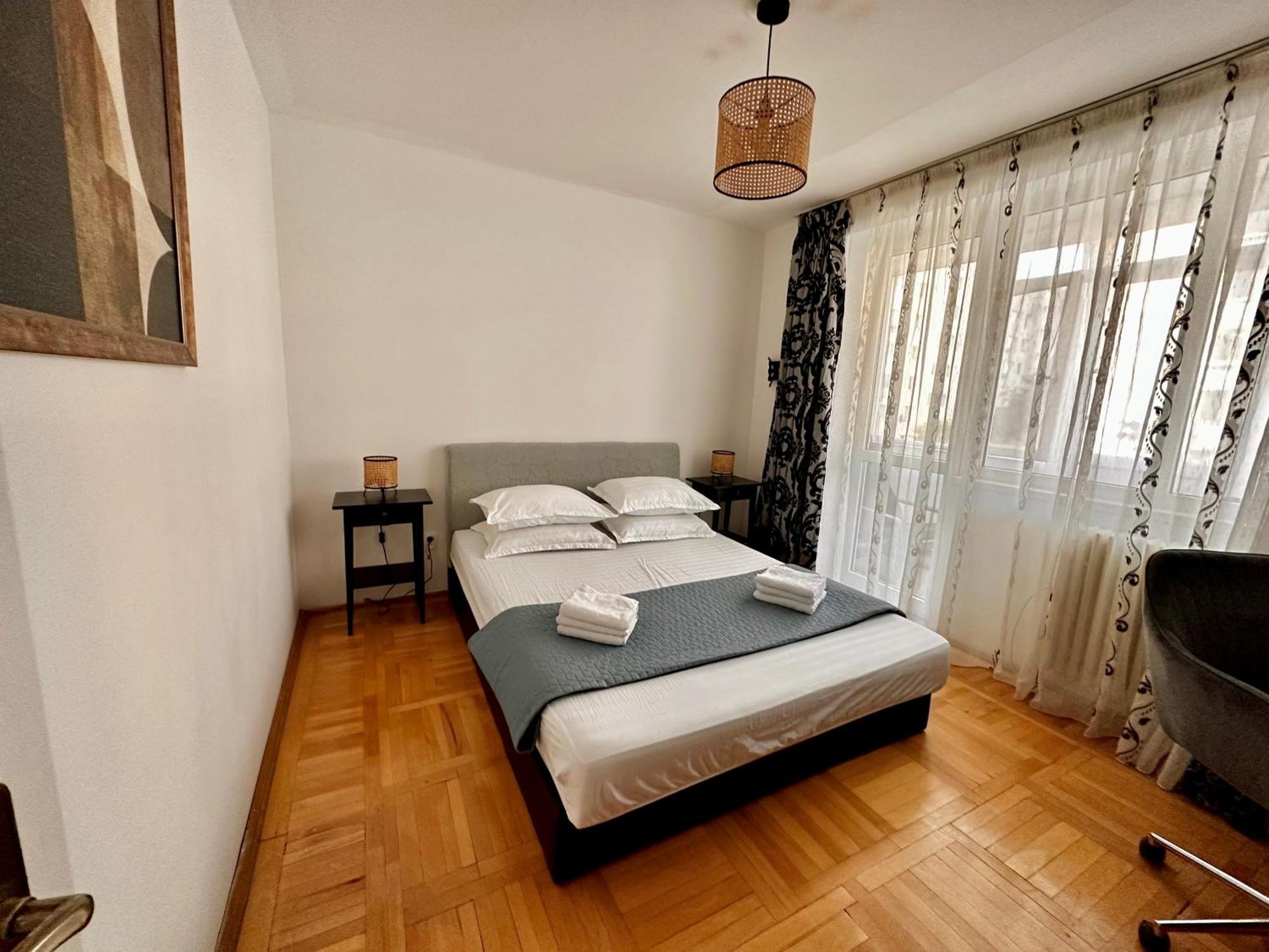 Spacious Zen, Smart Tv, Fully Equipped Kitchen, 70 Mp, Tichete De Vacanta, Late Check-Out Available Boekarest Buitenkant foto